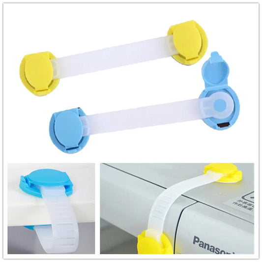 10Pcs/Lot Baby Children Kids Safety Care Plastic Cabinet Protect Locks Drawer   Long Style   Fridge