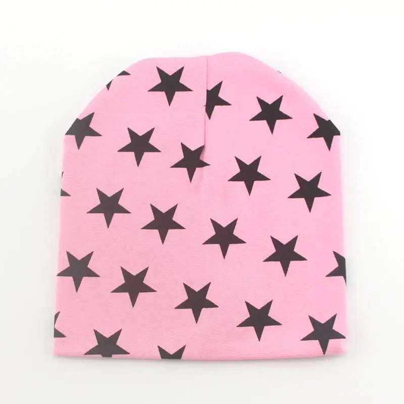 Baby Hat Girls Boys Beanie Cotton Spring Winter Star Autumn Newborn Cap Children Infant Clothes Kids Toddlers