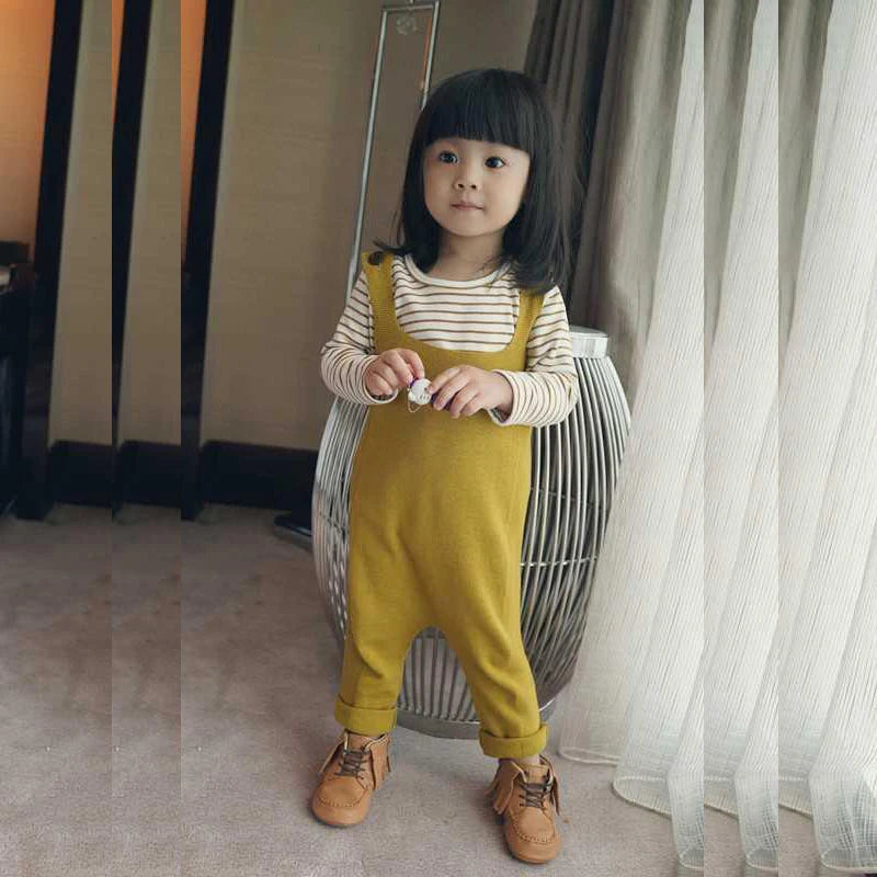 2019 Spring Brand Style Baby Overalls 0-5yrs Boys Girls Cotton Harem Knitted Pants Baby Kids Toddlers PP Pants Baby Harem Pants