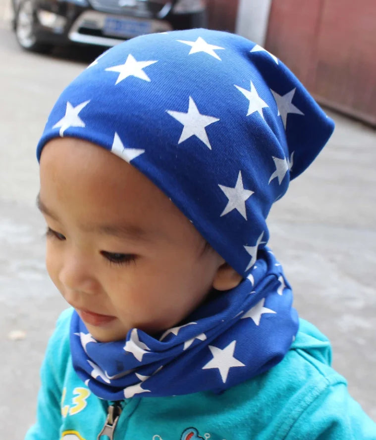 Baby Hat Girls Boys Beanie Cotton Spring Winter Star Autumn Newborn Cap Children Infant Clothes Kids Toddlers